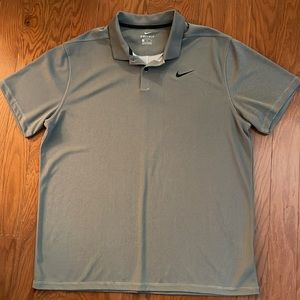 Nike Dry Fit Grey Polo‎ Shirt